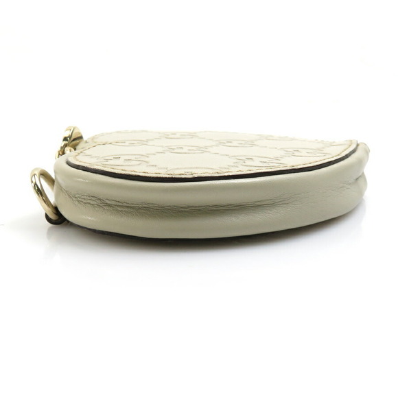 Gucci Wallet Gucci Guccissima heart leather Ivory White - Picture 2 of 5